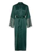 Kimono Long Satin Lace Hunkemöller Green