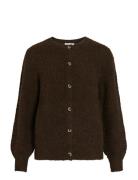 Vilampe O-Neck L/S Knit Cardigan-Noos Vila Brown