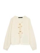 Vmboom Structure Ls O-Neck Tie Card Boo Vero Moda Cream