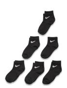 6Q-6Pk Quarter Sock Nike Black