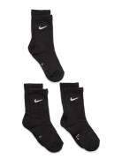 3W-3Pk Crew Sock Nike Black