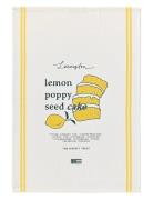 Lemon Poppy Org Cotton Kitchen Towel Lexington Home White