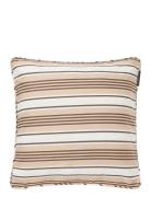 Striped Organic Cotton Twill Pillow Cover Lexington Home Beige