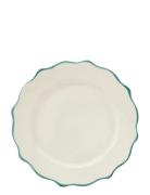 Forest Scalloped Dinner Plate Anna + Nina Cream