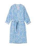 Piirto Unikko Bath Robe Marimekko Home Blue
