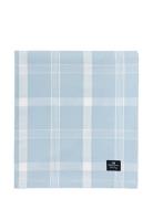 Checked Recycled Cotton Oxford Tablecloth Lexington Home Blue