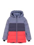 Ski Jacket -Quilt & Colorblock Color Kids Grey