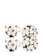 Unikko Breakfast Set4 Pcs Marimekko Home Green
