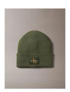 Monologo Patch Beanie Calvin Klein Green
