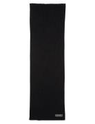 Patch Chunky Rib Cotton Scarf Calvin Klein Black