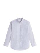 Poplin Ruffle Shirt Tommy Hilfiger Blue