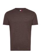 Tjm Xslim Jaspe Htr Tee Ext Tommy Jeans Brown