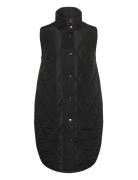 Kcmalena Qouilted Waist Coat Kaffe Curve Black