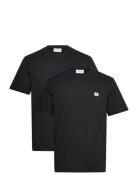 Ss Badge Tee 2Pk Calvin Klein Jeans Black