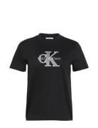 Hero Ss Classic Monologo Cneck T Calvin Klein Jeans Black