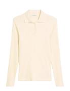 Polos Long Sleeve Marc O'Polo Cream