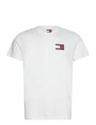 Tjm Slim Essential Flag Tee Ext Tommy Jeans White