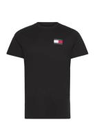 Tjm Slim Essential Flag Tee Ext Tommy Jeans Black