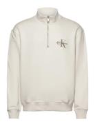 Ls Eu 350Terry Micro Monologo Qt Calvin Klein Jeans Cream