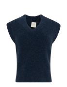 Over D Boucle Vest Calvin Klein Jeans Navy