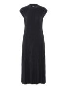 Plisse Maxi Dress Calvin Klein Black