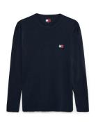 Tjm Reg Badge Tee Ls Tommy Jeans Navy