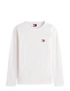 Tjm Reg Badge Tee Ls Tommy Jeans Cream