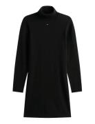 Tjw Ess Turtleneck Sweater Dress Tommy Jeans Black