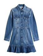 Western Denim Dress Di2057 Tommy Jeans Blue