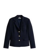 Punto Tonal Crest Slim Blazer Tommy Hilfiger Navy