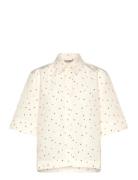 Heart Printed Shirt Stella Nova White