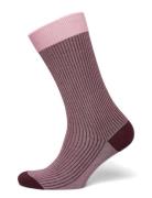 Cph Socks 8 Cotton Blend Burgundy Copenhagen Studios Pink