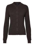Cashmere Blend Knitted Cardigan Lexington Clothing Brown