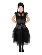 Costume Black Lace Dress 158-164 Joker Black