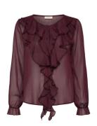 Fqditte-Blouse FREE/QUENT Burgundy