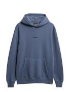 Micro Logo Hood Superdry Blue