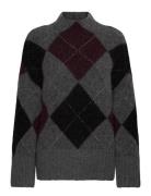 Idalia Argyle Sweater Twist & Tango Grey
