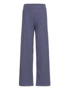 Tnrina Wide Glitter Rib Pants The New Blue