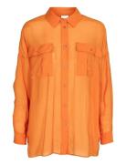 Nuelinam Ls Shirt Nümph Orange
