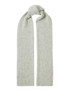 Slhcray Wool Blend Scarf Selected Grey