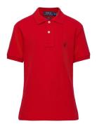 Slim Fit Cotton Mesh Polo Shirt Ralph Lauren Kids Red