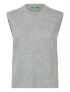 Sleeveless Sweater United Colors Of Benetton Grey