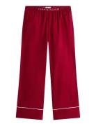 Solid Flannel Pants Tommy Hilfiger Red