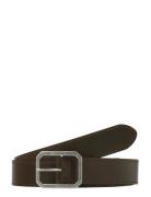 Jacsquare Leather Belt Styd Aw 25 Jack & J S Brown
