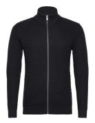 Zip Through Structure Cardigan Lindbergh Black