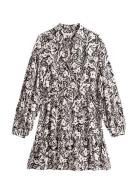 Vis Jacquard Short Dress Tommy Hilfiger Patterned