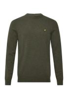 Lambswool Blend Crew Neck Jumper Lyle & Scott Khaki