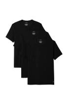 S/S Crew Neck 3Pk Calvin Klein Black