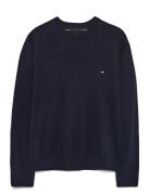 Pima Org Ctn Cashmere Crew Neck Tommy Hilfiger Navy