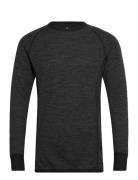 Bradley M Merino Wool Baselayer Top Whistler Grey